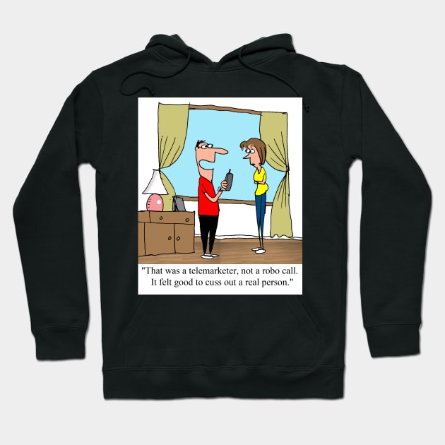 RealTelemarketer Hoodie by larrylambert